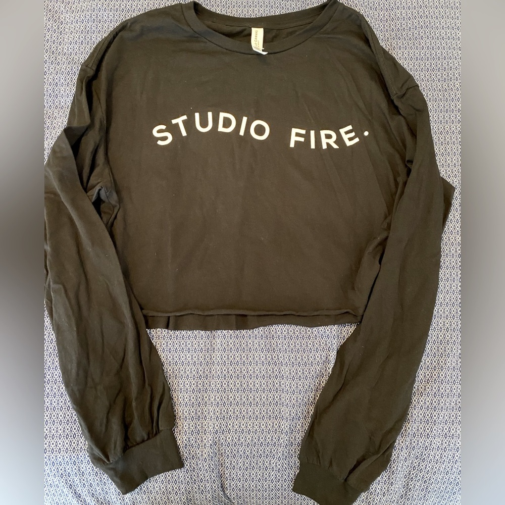 Long sleeve crop top